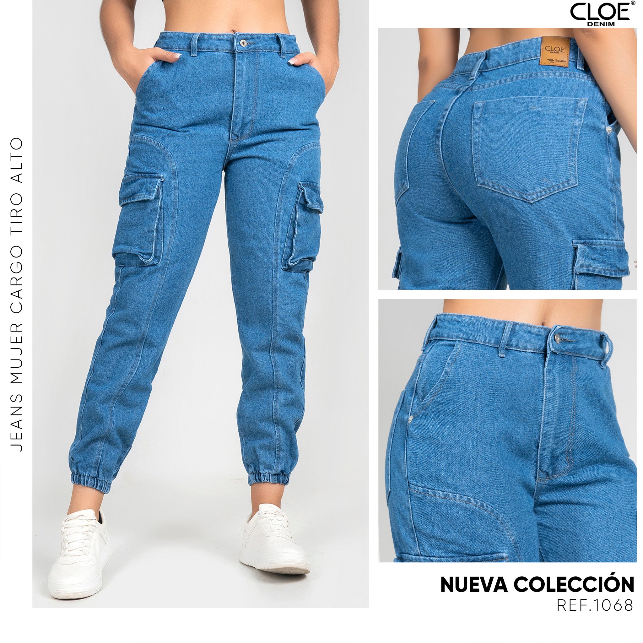 Jeans Mujer Tiro Alto 1068