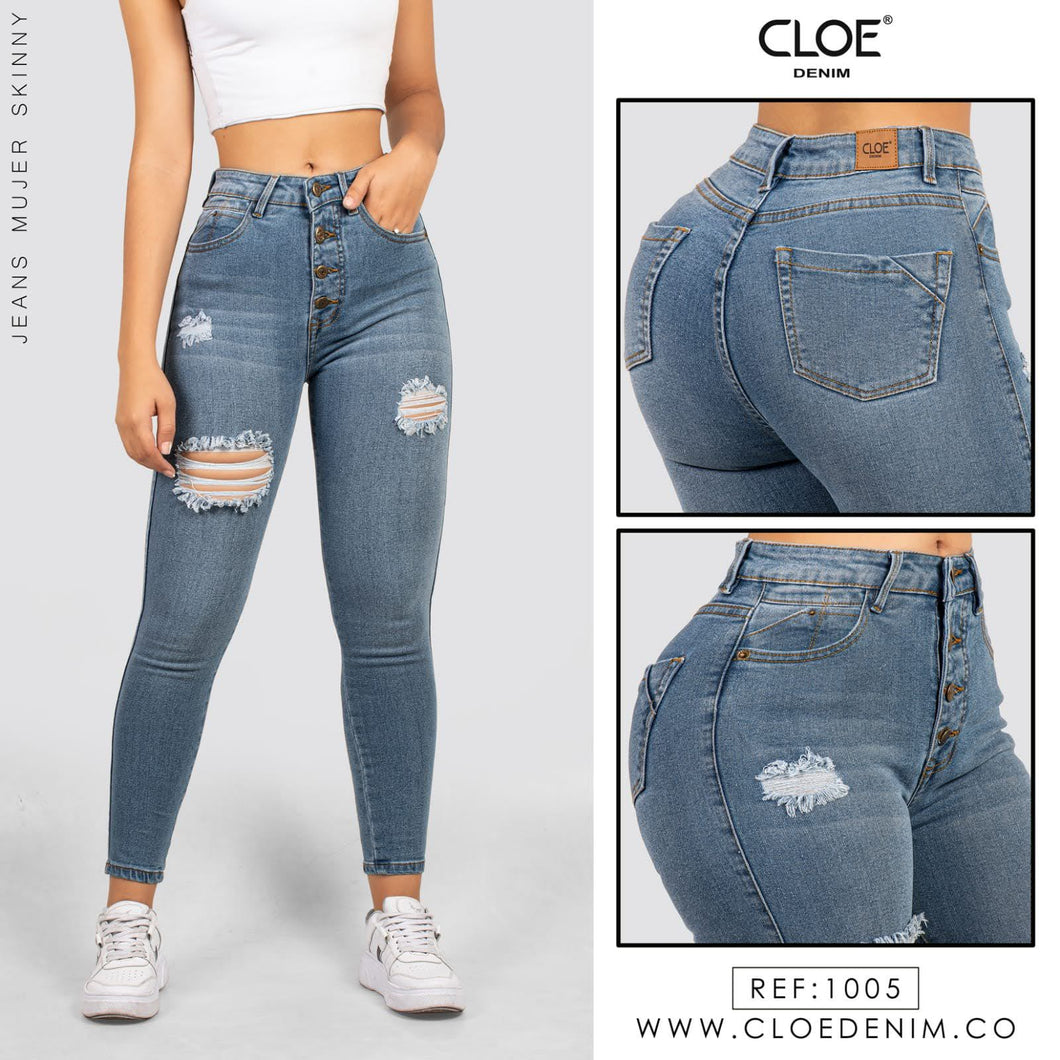 JEANS SKINNY REF: 1005